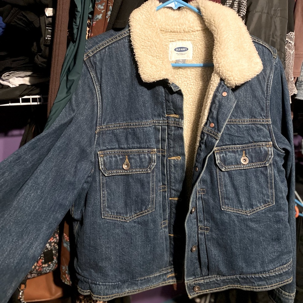 Sherpa Blue Denim Jacket